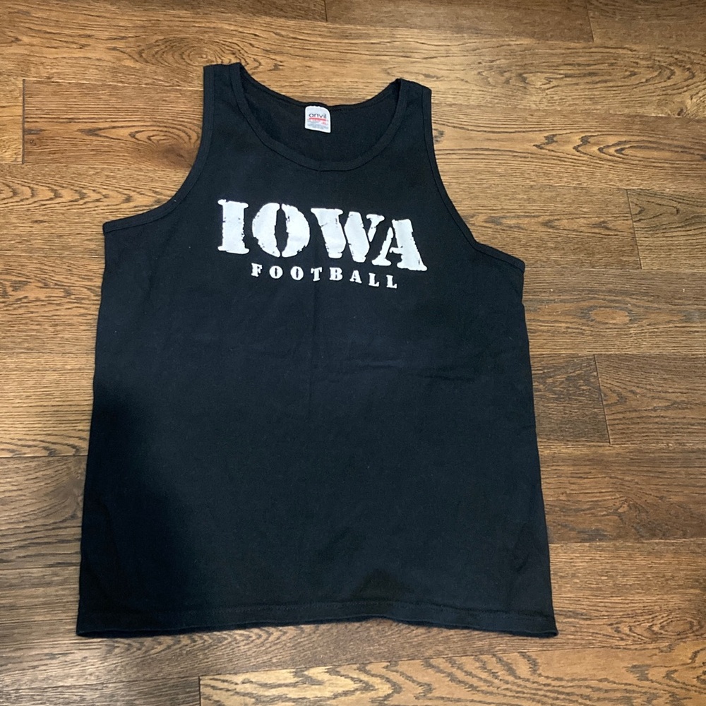 Vintage Iowa Hawkeyes Football Tank Top